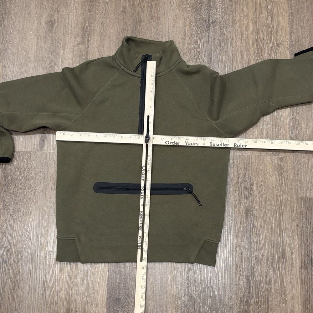 Nike Sportswear Tech Fleece 1/2 Zip Pullover Mens Medium Green - Picture 4 of 8